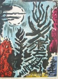 Trädtoppar & Höstmåne