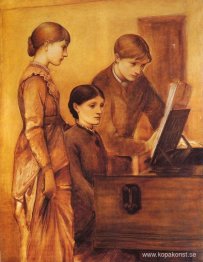 Porträttgrupp Av Konstnärsfamiljen