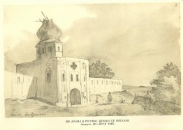 En port i Gustynia. St Nicholas kyrka