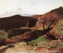 Blommande mandlar (landskap i Italien)