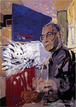 Porträtt av Krzysztof Kieślowski