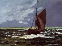 Stormigt havslandskap