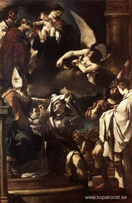 St William av Aquitaine tar emot kåpan