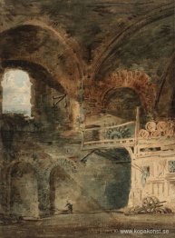 Ruinerna av kejsar Julians bad, Hôtel de Cluny, Paris