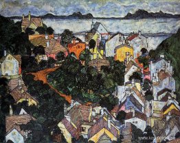 Sommarlandskap, Krumau