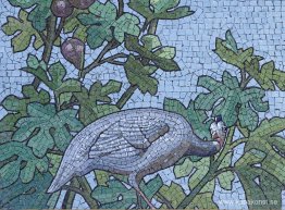 Mosaic - Matsal i Sainte-Barbe bibliotek, Paris