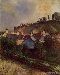 Hus vid foten av en klippa (Saint-Valery-sur-Somme)