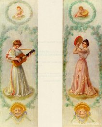 Musik (två målningar)