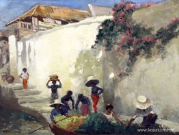 Kampung scen