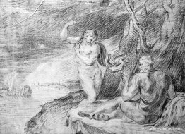 Minerva och Odysseus vid Telemachos