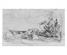 Studie för The Siege of Gibraltar