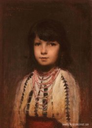 Porträtt av en flicka