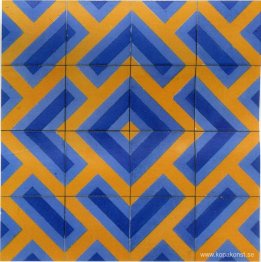 Painel de azuulejos de padrão