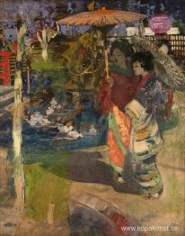 I en japansk trädgård