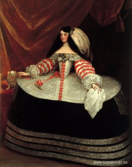 Porträtt av Ines de Zuñiga y Velasco