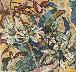 Flanellblommor och gummiblad