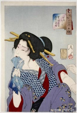 Lady blir tatuerad 