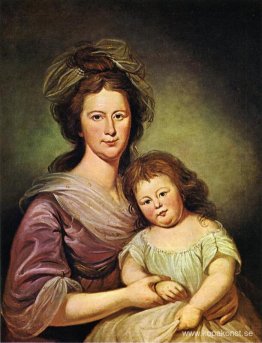 Mrs Thomas Leiper och hennes dotter, Helen Hamilton Leiper