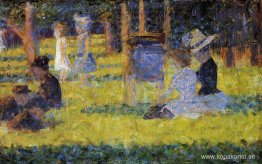 Studera för "En söndagseftermiddag på ön La Grande Jatte"