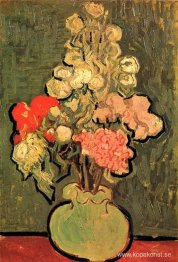 Stillebensvas med Rose-Mallows