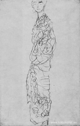 Stående kvinna i Kimono (Dame im Kimono)