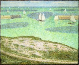 Port-en-Bessin Ingång till hamnen