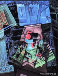 Stilleben framför ett öppet fönster (Place Ravignan)