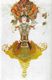 Eldfågeln, kostym för Tamara Karsavina