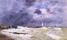 Le Havre. Hårda vindar utanför Frascati.