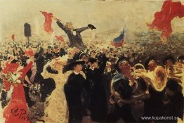 Demonstration den 17 oktober 1905 (skiss)