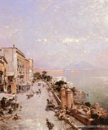 Utsikt över Posilippo, Neapel