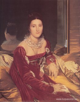 Porträtt av Madame de Senonnes