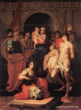 Madonna Enthroned och Ten Saints