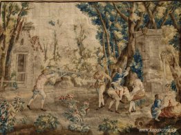 Les Amusements Champêtres: Le cheval fondu (tapet)