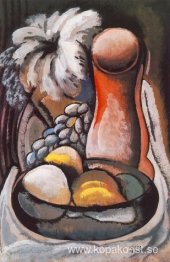 Fortsatt liv med en röd vas