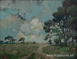 Landskap met kronkelende pad, Kenilworth