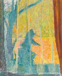 Höstintryck genom fönstret