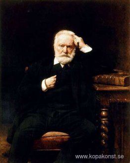 Porträtt av Victor Hugo