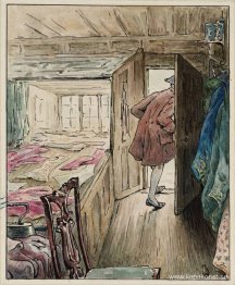 Skräddaren lämnar sin verkstad