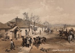 Lord Raglans huvudkvarter i Khutor-Karagatch