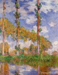 Tre träd på sommaren