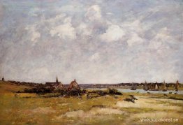 Etaples, La Canache, högvatten