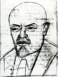 Porträtt av Vladimir Lenin
