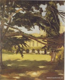 Västra fronten av Blenheim Palace