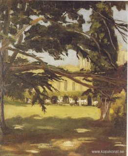 Västra fronten av Blenheim Palace
