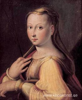 Saint Catherine of Alexandria (förmodat självporträtt)