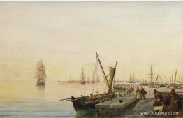 En livlig hamn