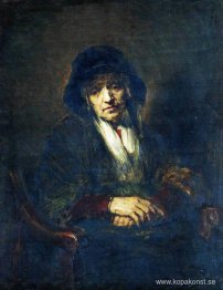 Porträtt av en gammal kvinna