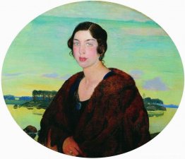 Porträtt av pianisten Rachel Slonimskaya