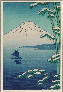 Pagoda och berget Fuji